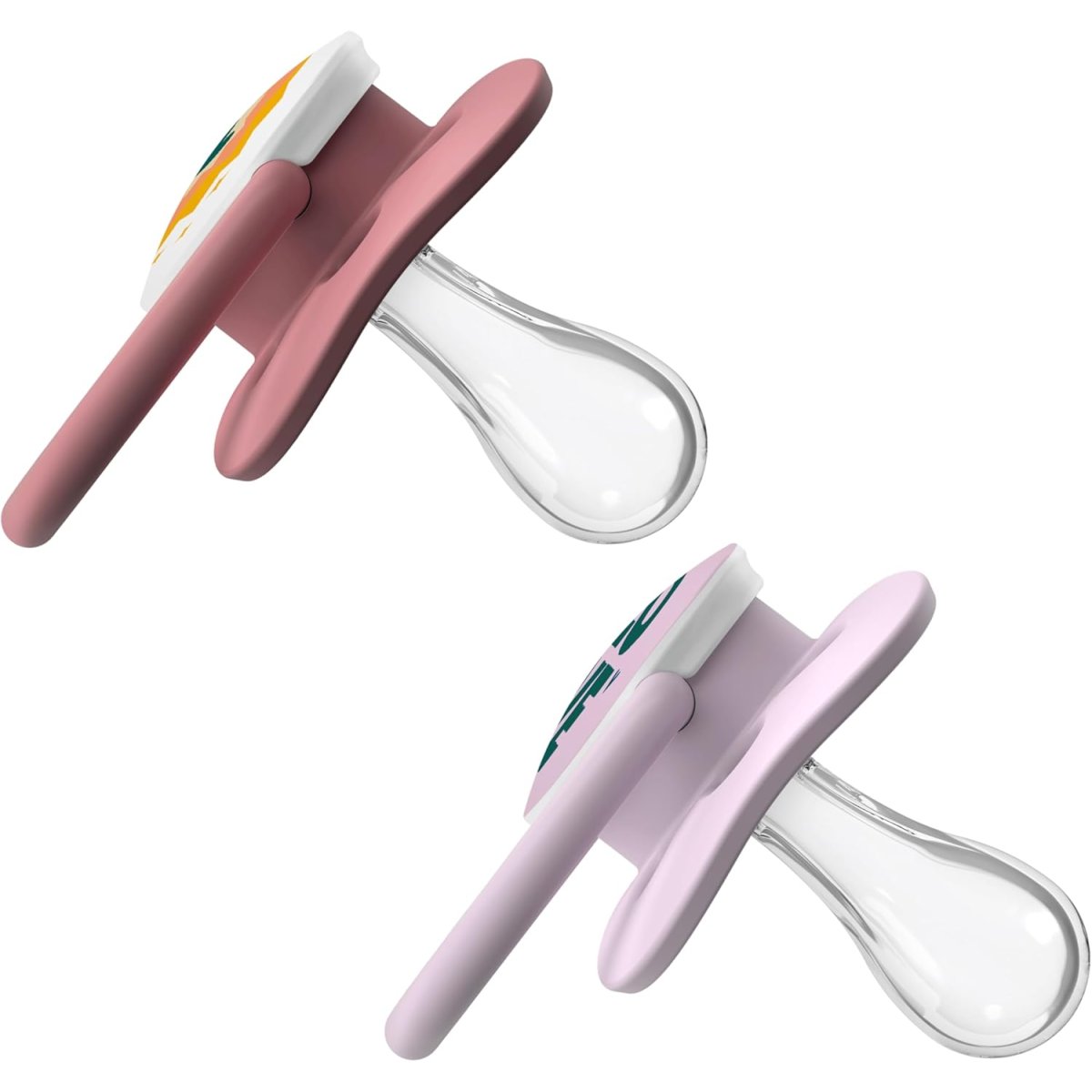 Advantage Pacifier - Stage 1 -Lavender Love/Glow in The Dark Coral Ocean