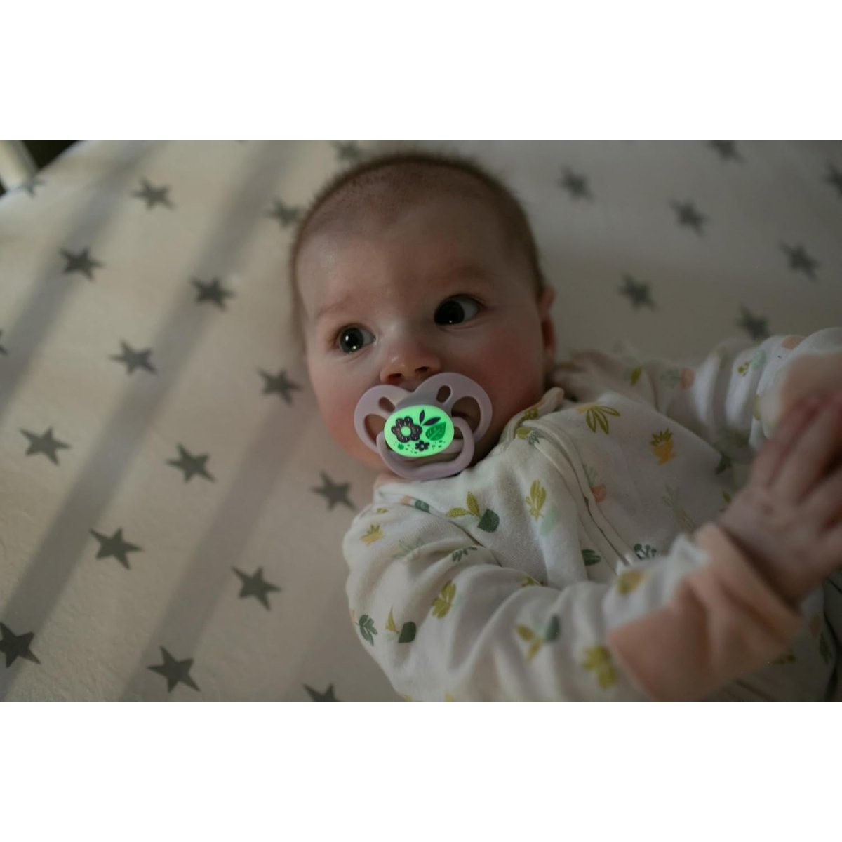 Advantage Pacifier - Stage 2 -Scooter Squirrel/Glow in the Dark Purple