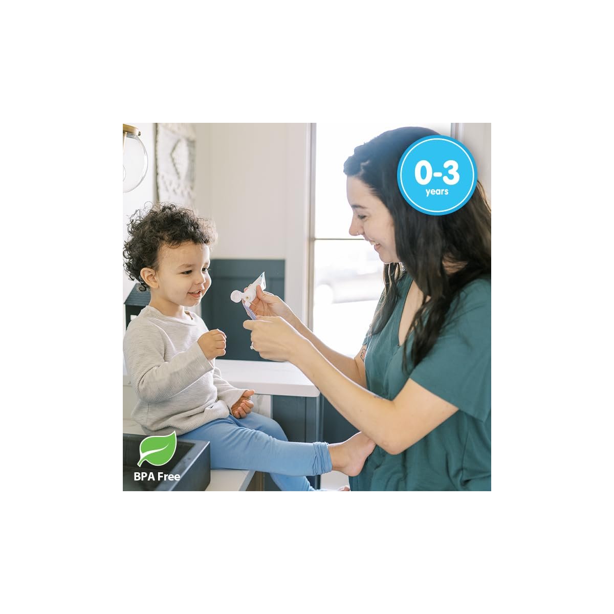 Infant-to-Toddler Toothbrush 4 Pack - Blue