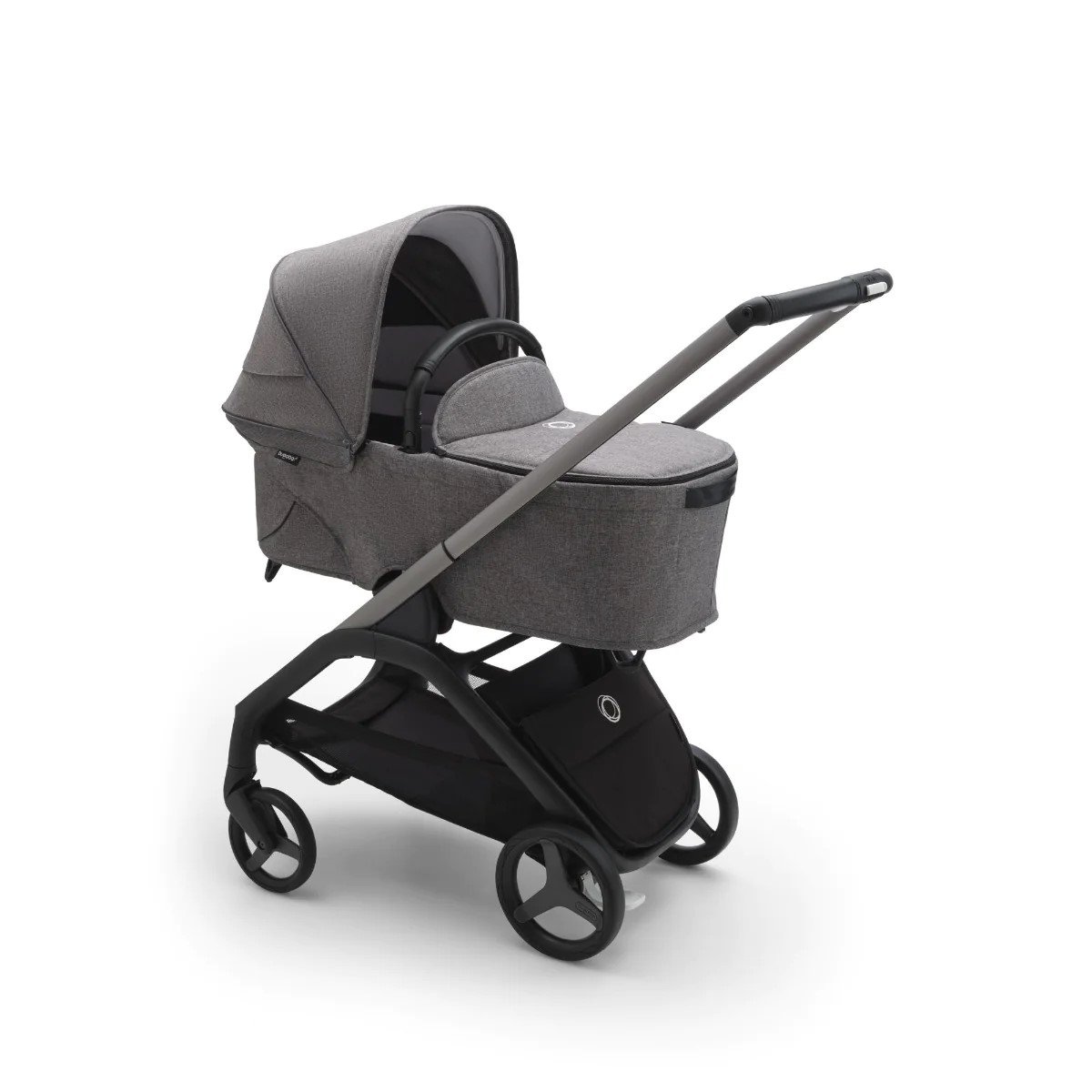Dragonfly Pram Body Complete - Grey Melange