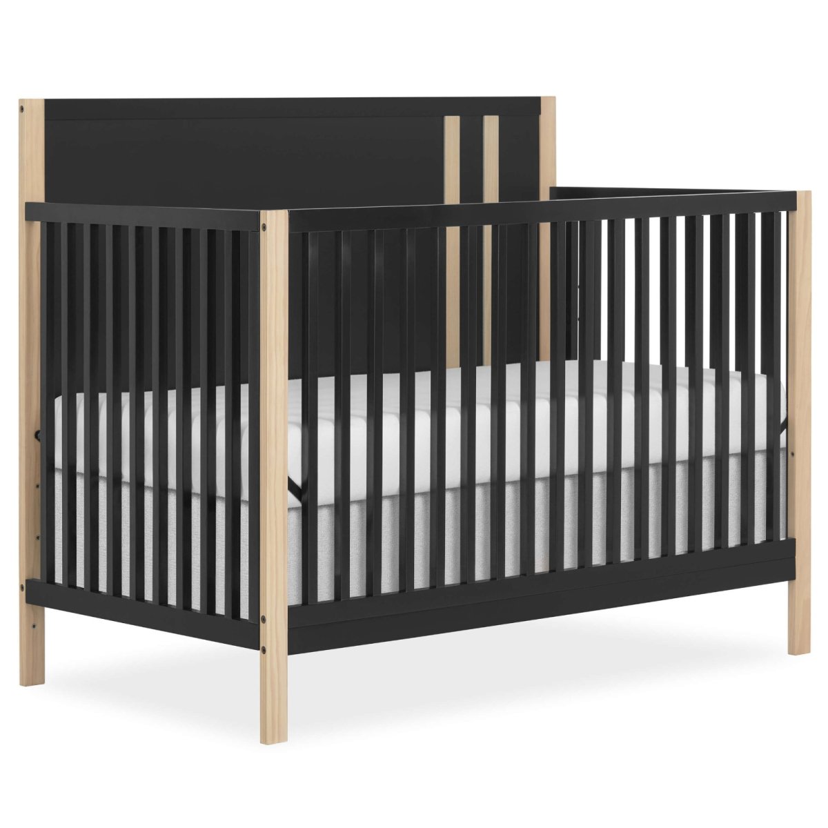 Soho 5 in 1 Convertible Crib - Matte Black