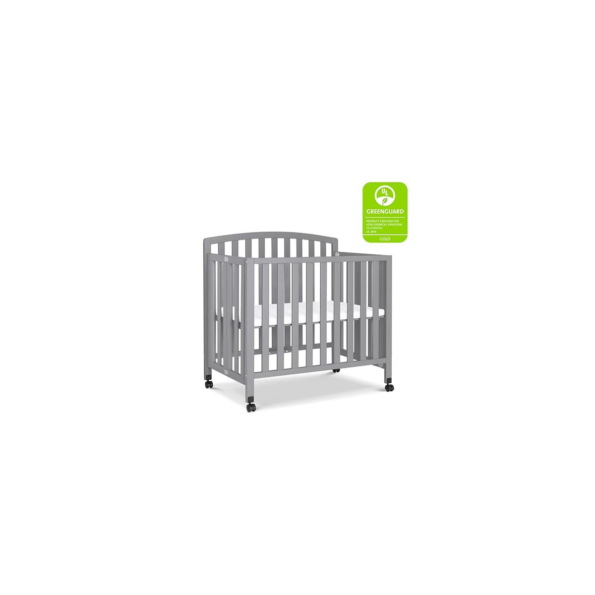 Dylan Portable Mini Crib 3 In 1 - Grey
