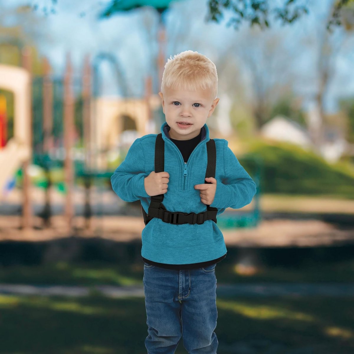 Eco Backpack Safety Harness with Tether - Multi