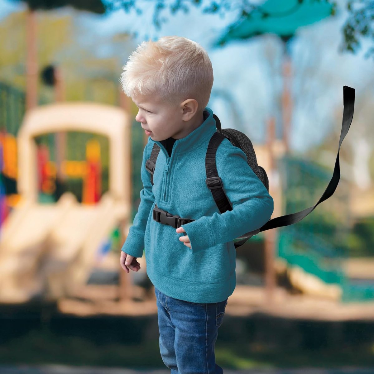 Eco Backpack Safety Harness with Tether - Multi
