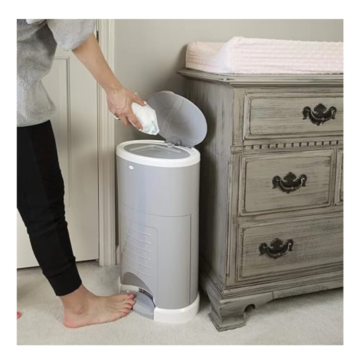 Eko Plus Grey Diaper Pail