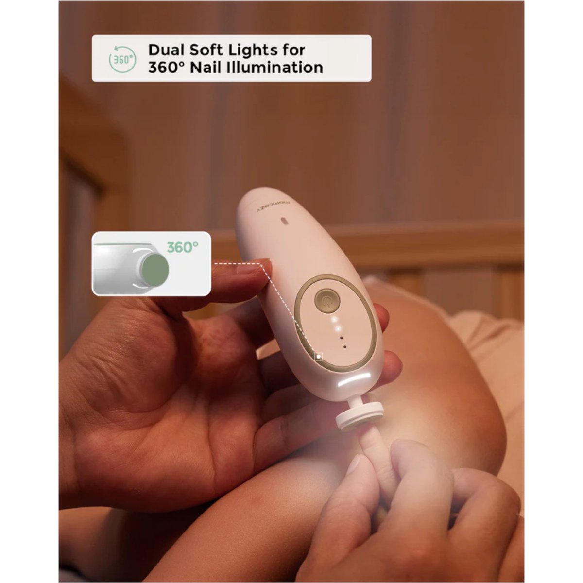 Electric Baby Nail File - Low Noise