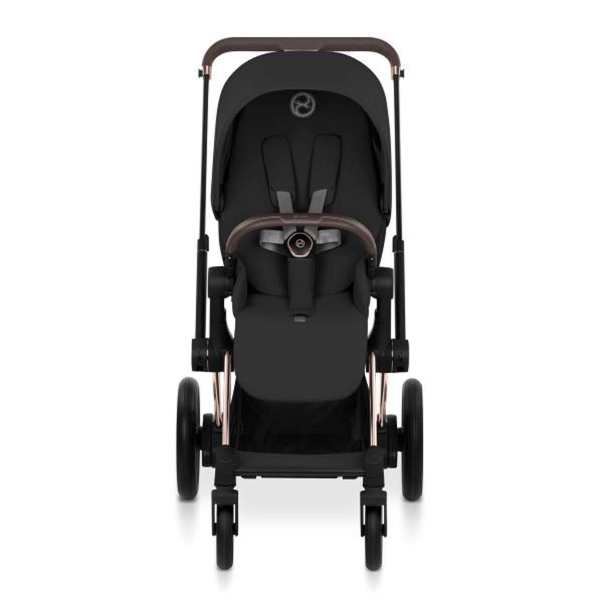 E - Priam Chrome Black Frame Stroller