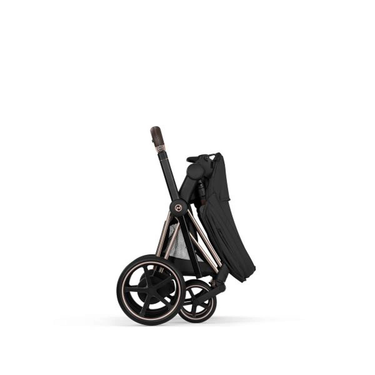 E - Priam Chrome Black Frame Stroller