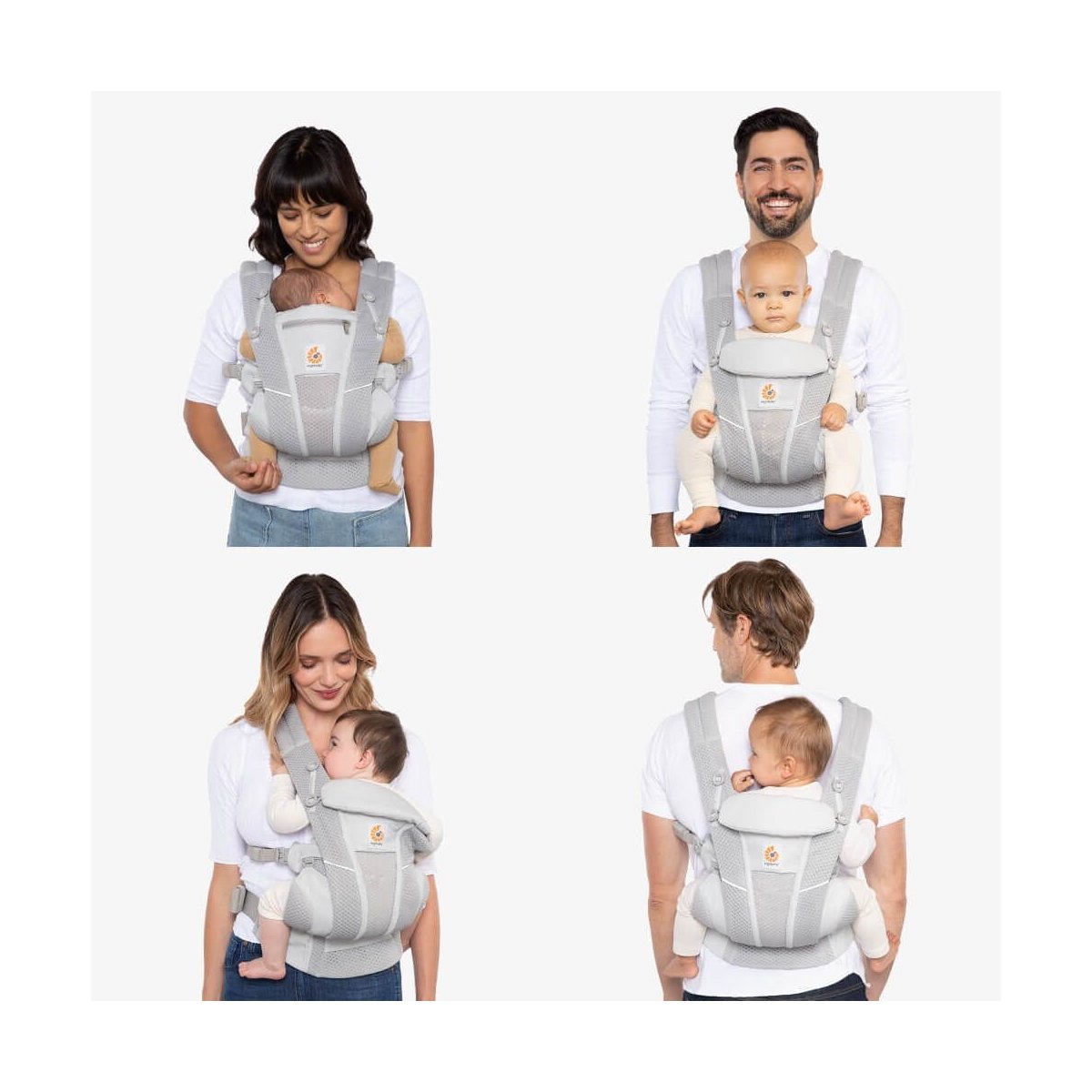 Omni Breeze Baby Carrier - Pearl Grey