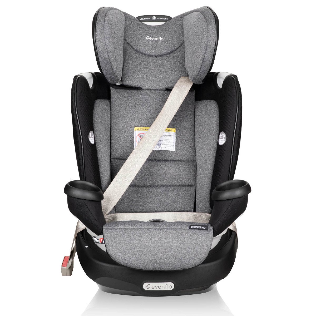 Gold Revolve 360 All-In-One Extend Car Seat with Sensorsafe - Onyx Black