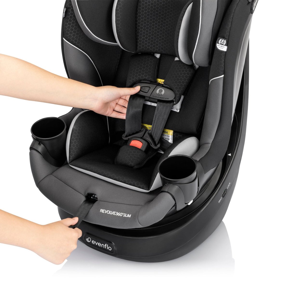 GOLD Revolve360 SLIM Rotational Car Seat - Obsidian