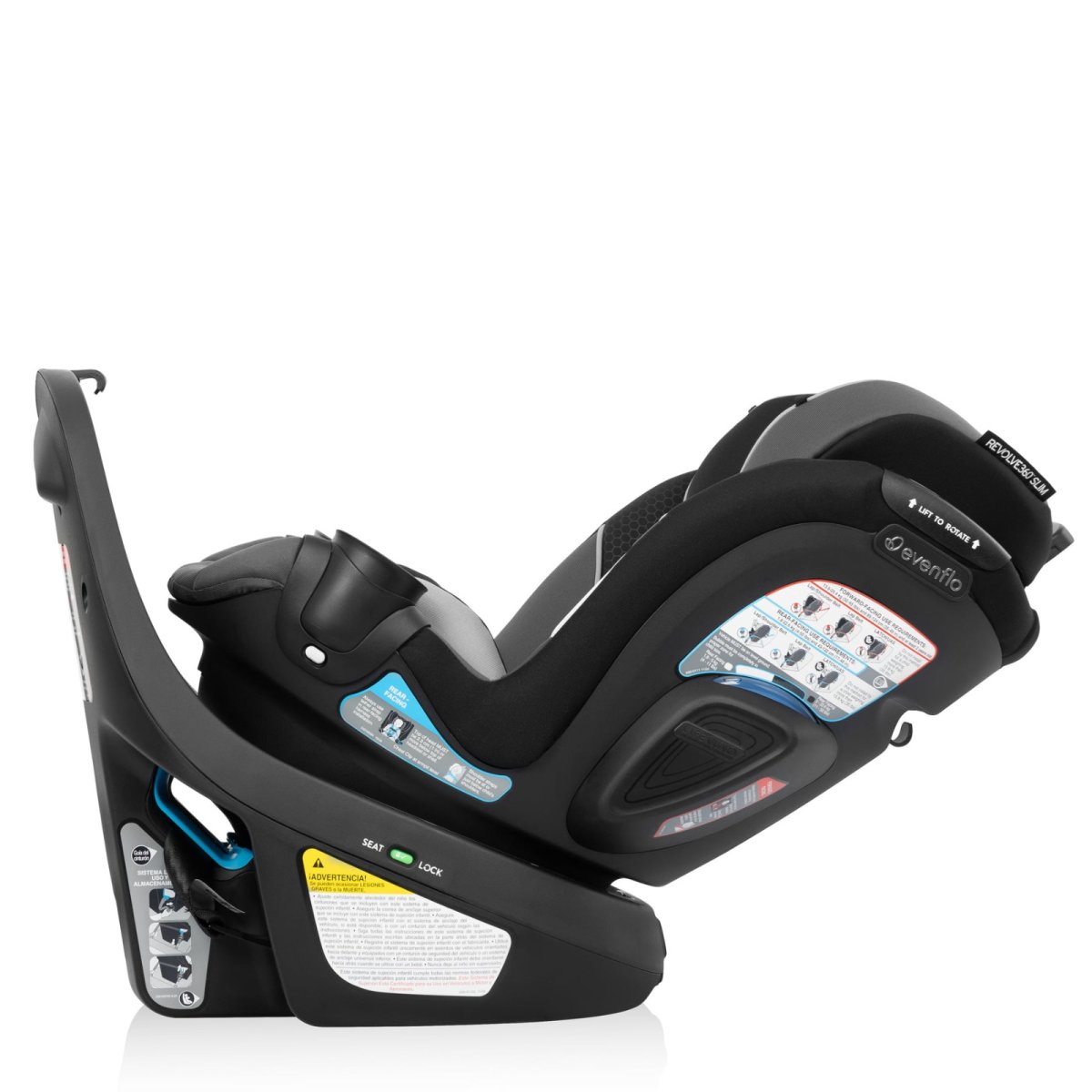 GOLD Revolve360 SLIM Rotational Car Seat - Obsidian