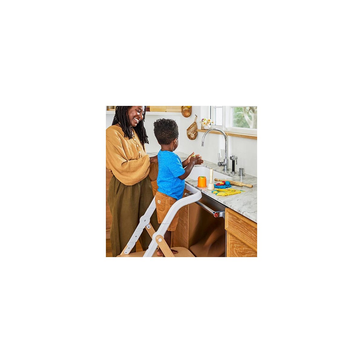 Evolve High Chair - Natural Wood (Kitchen Helper is not included)