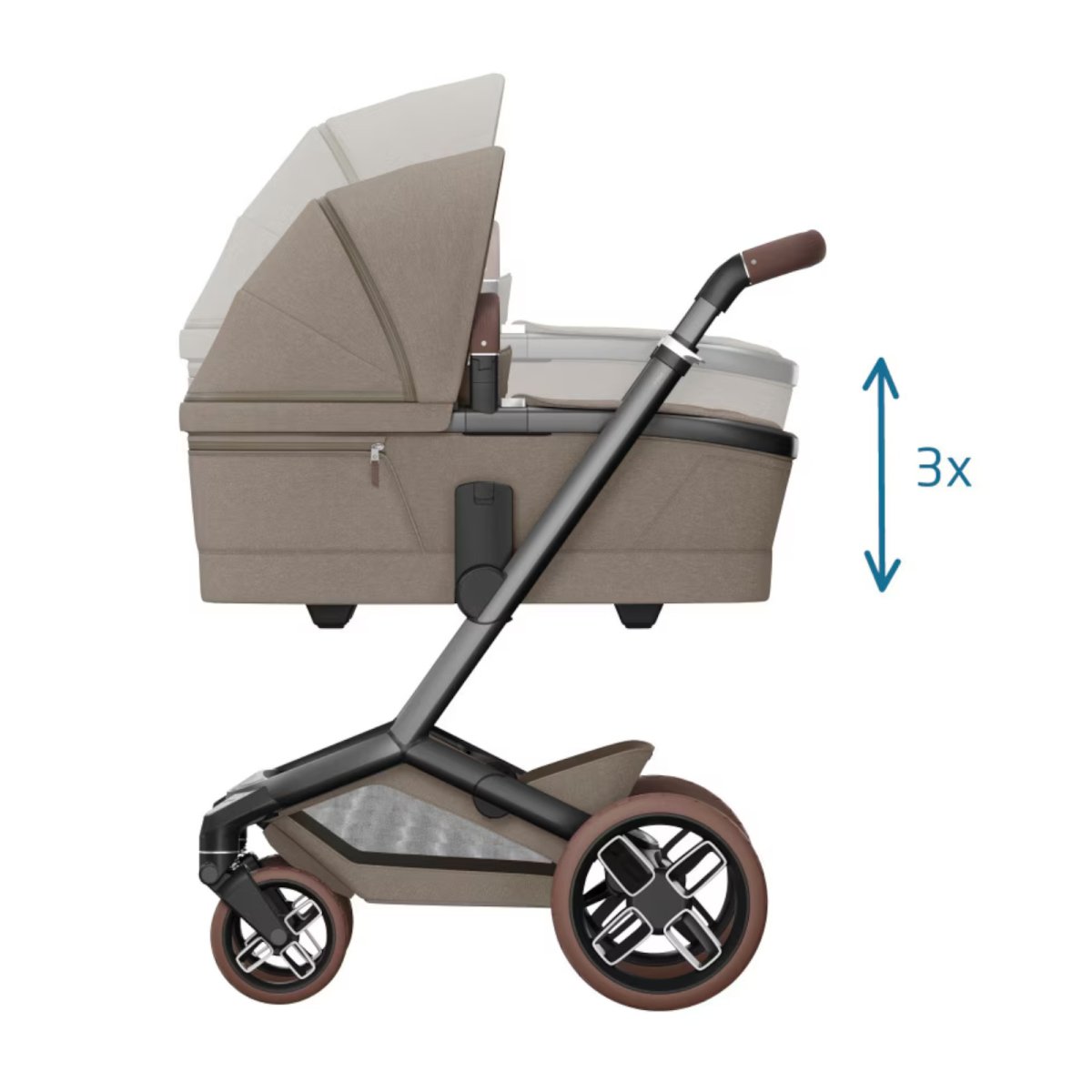 Fame Carry Cot - Twillic Truffle