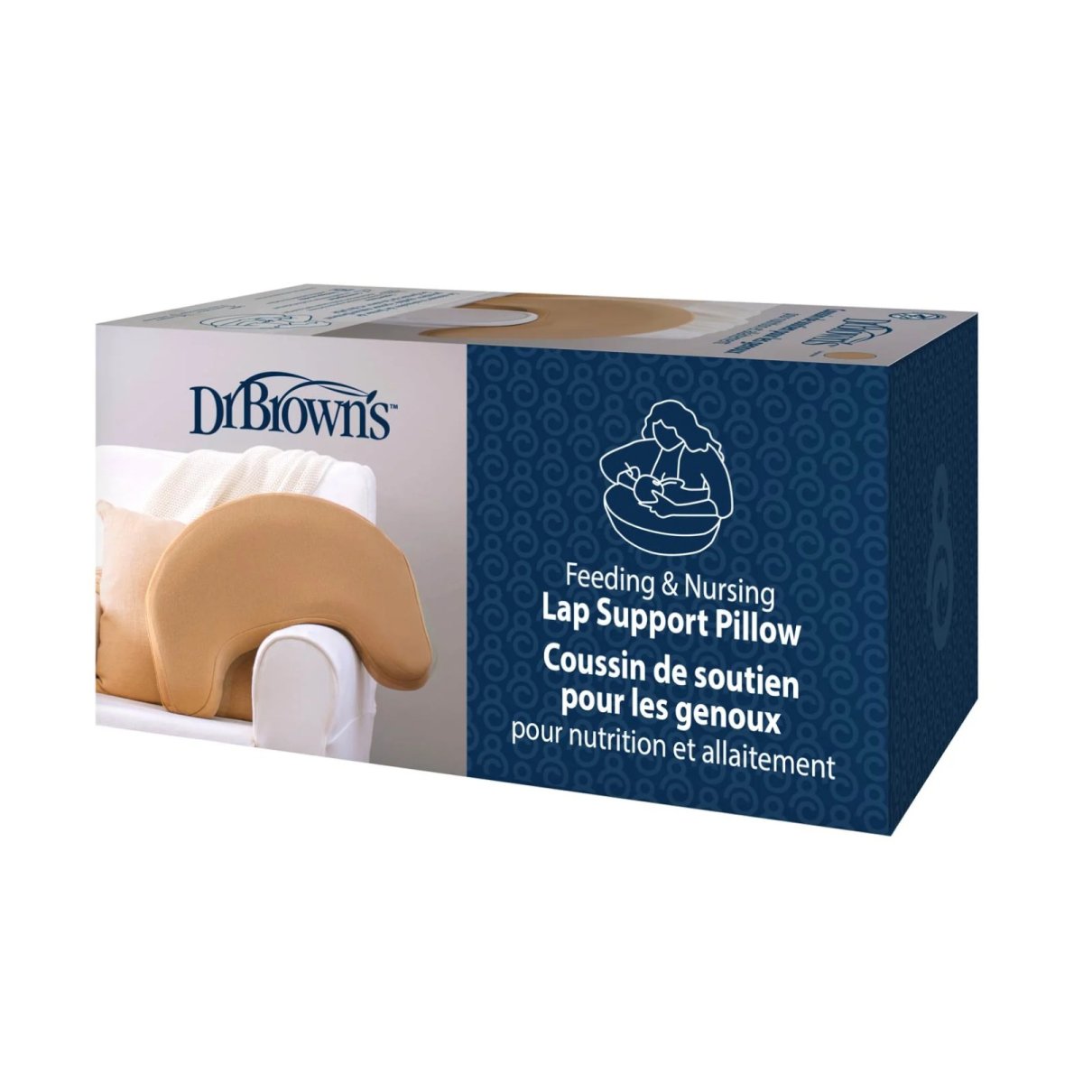 Feeding and Nursing Lap Support Pillow - Gentle Beige