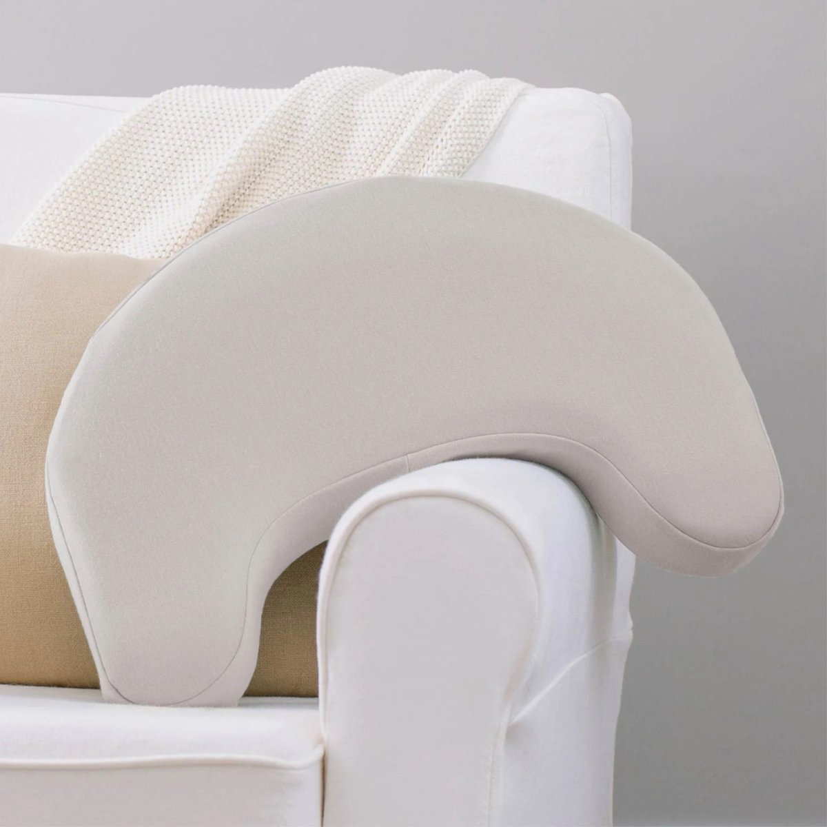 Feeding and Nursing Lap Support Pillow - Light Grey
