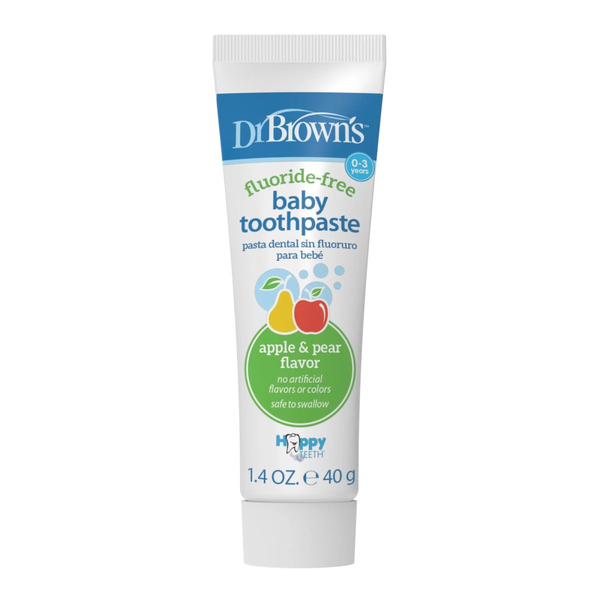 Fluoride-Free Baby Toothpaste - Apple Pear 1.4oz