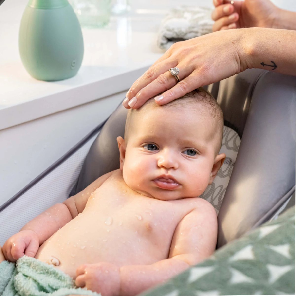 Foldaway 2-Position Bather Grey