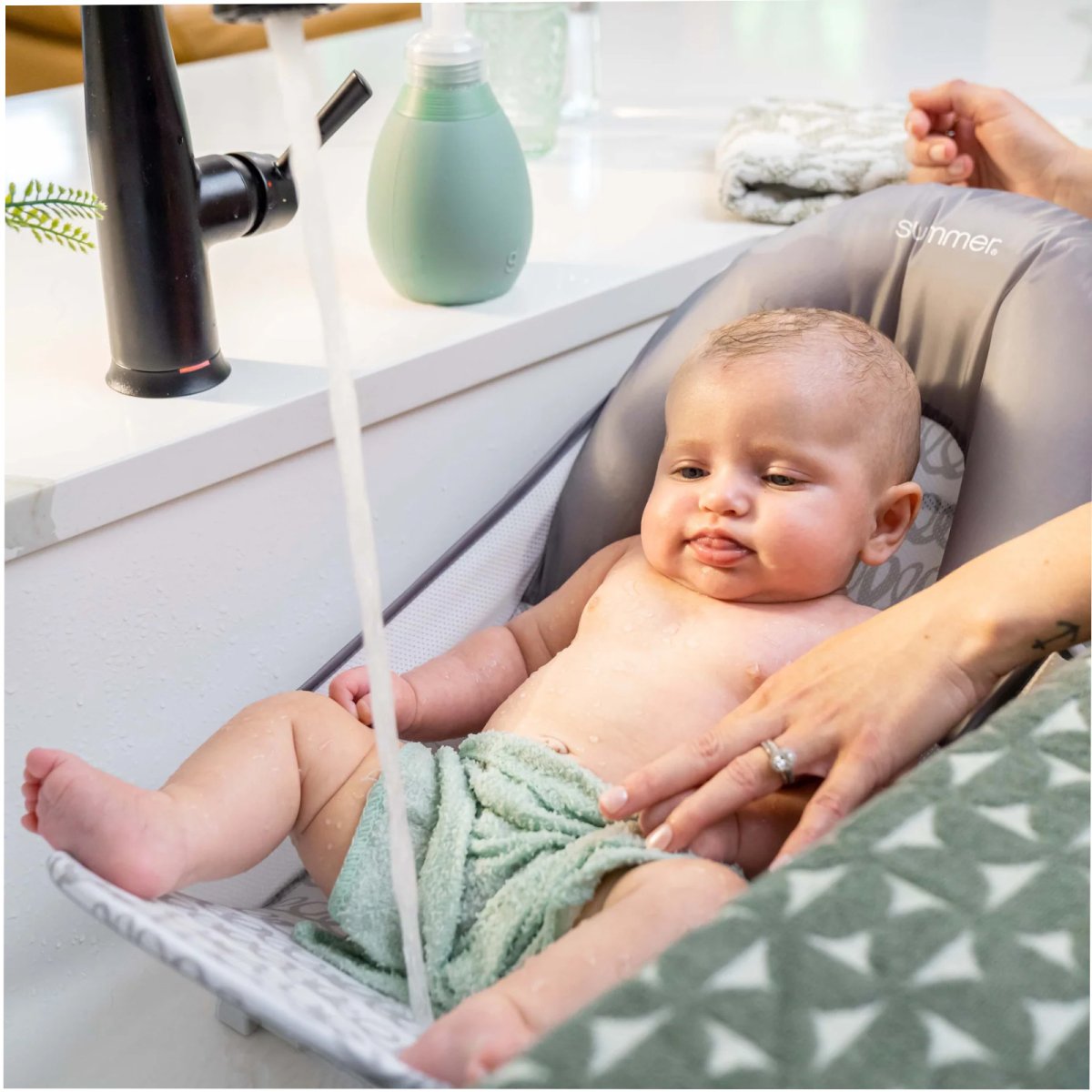 Foldaway 2-Position Bather Grey