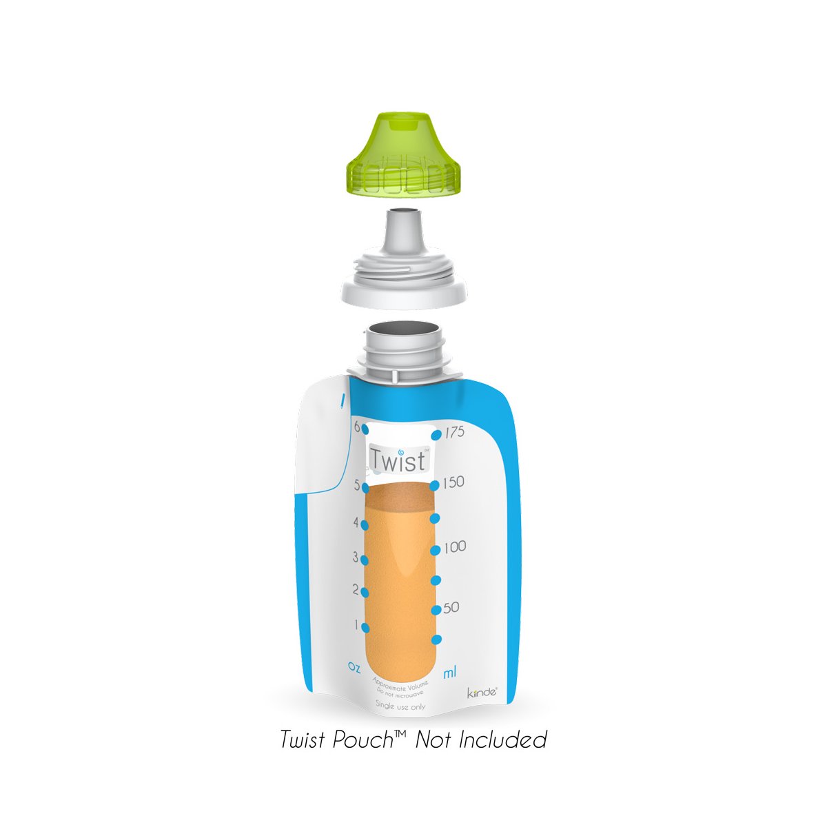 Foodii Squeeze Snack Spout 2 Pack