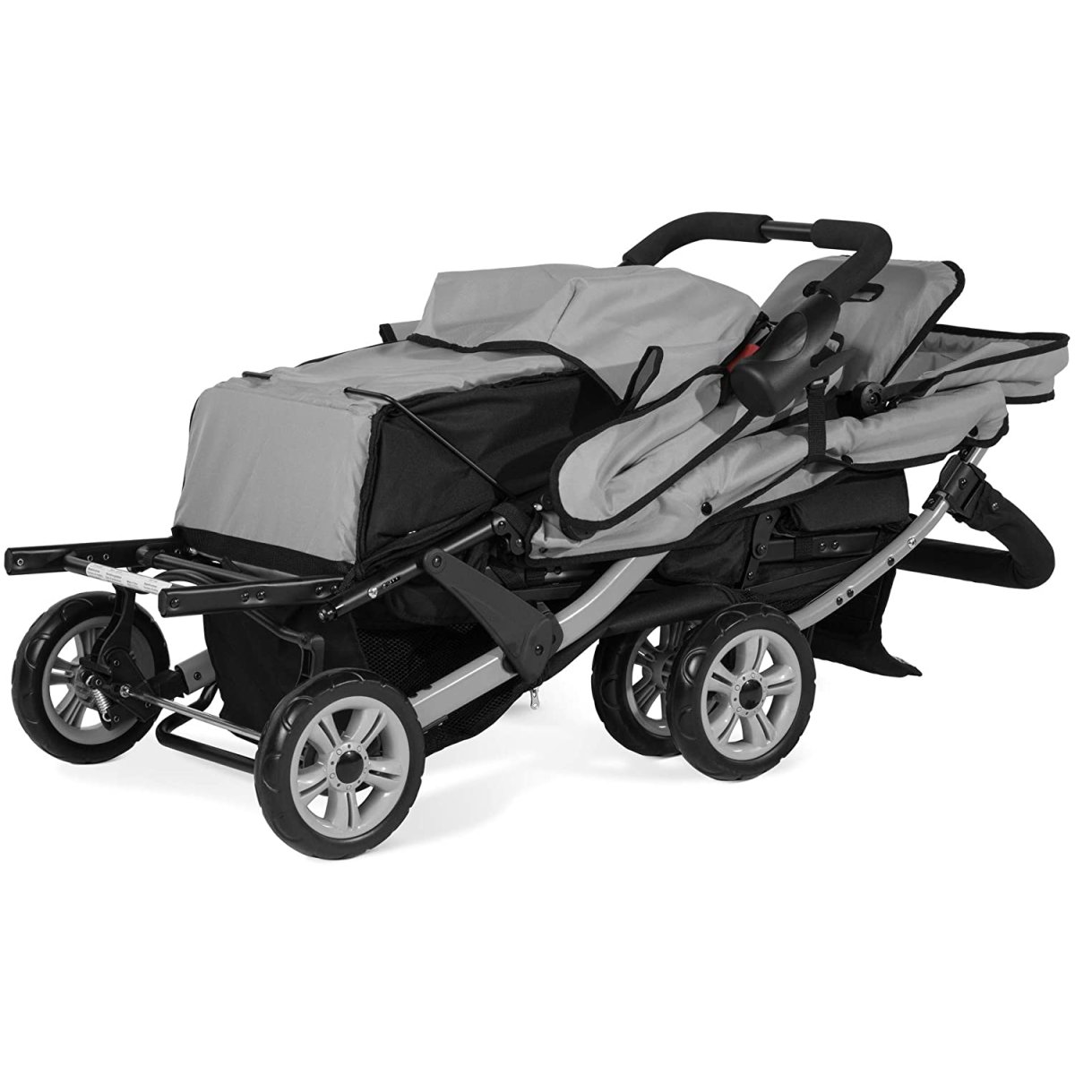 Trio Sport Triple Tandem Stroller - Grey