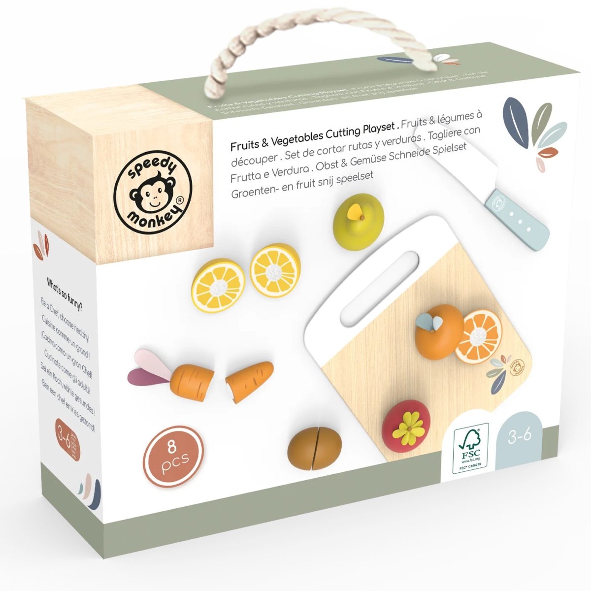 Fruit and Vegetable Cutting Playset