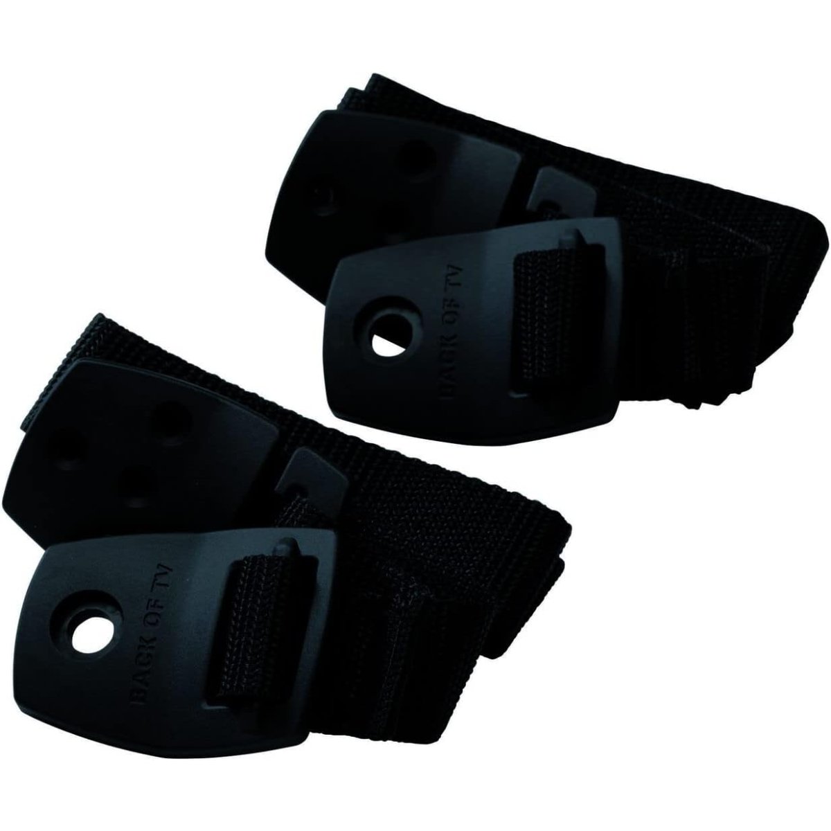 Anti Tip TV Strap 2 Pack - Black