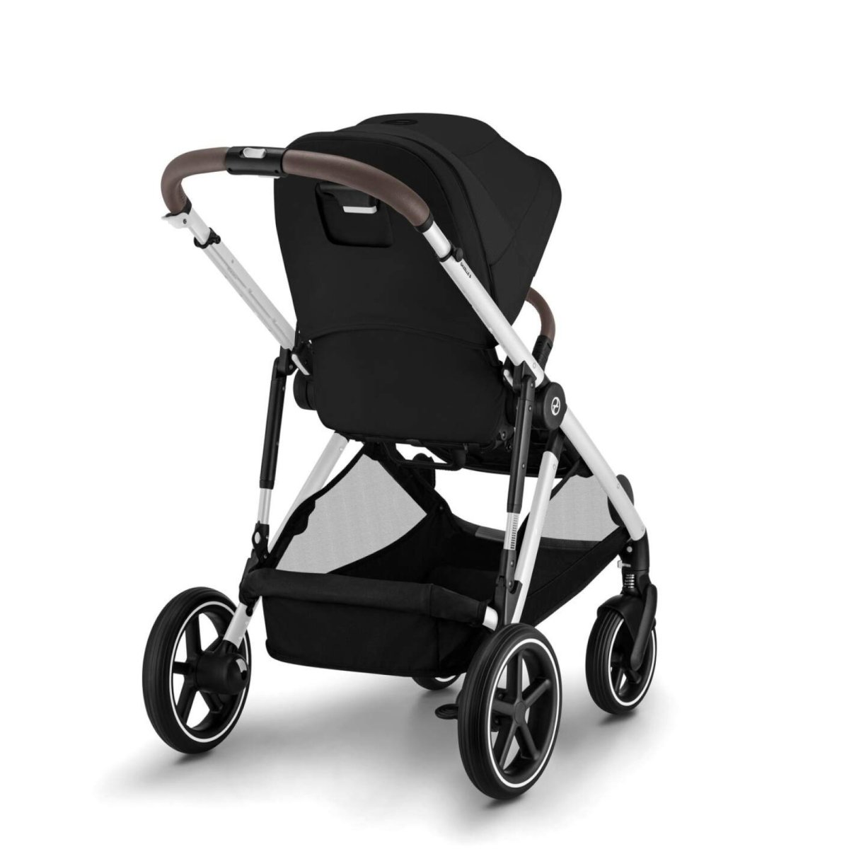 Gazelle S Stroller - Silver / Moon Black - OPEN BOX