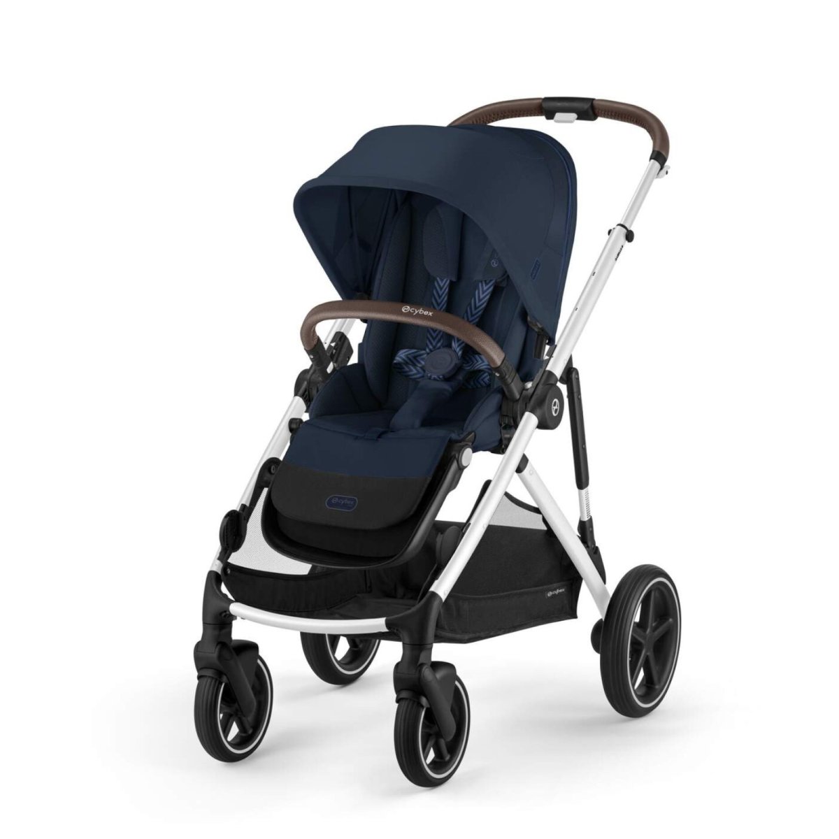 Gazelle S Stroller - Silver / Ocean Blue - OPEN BOX