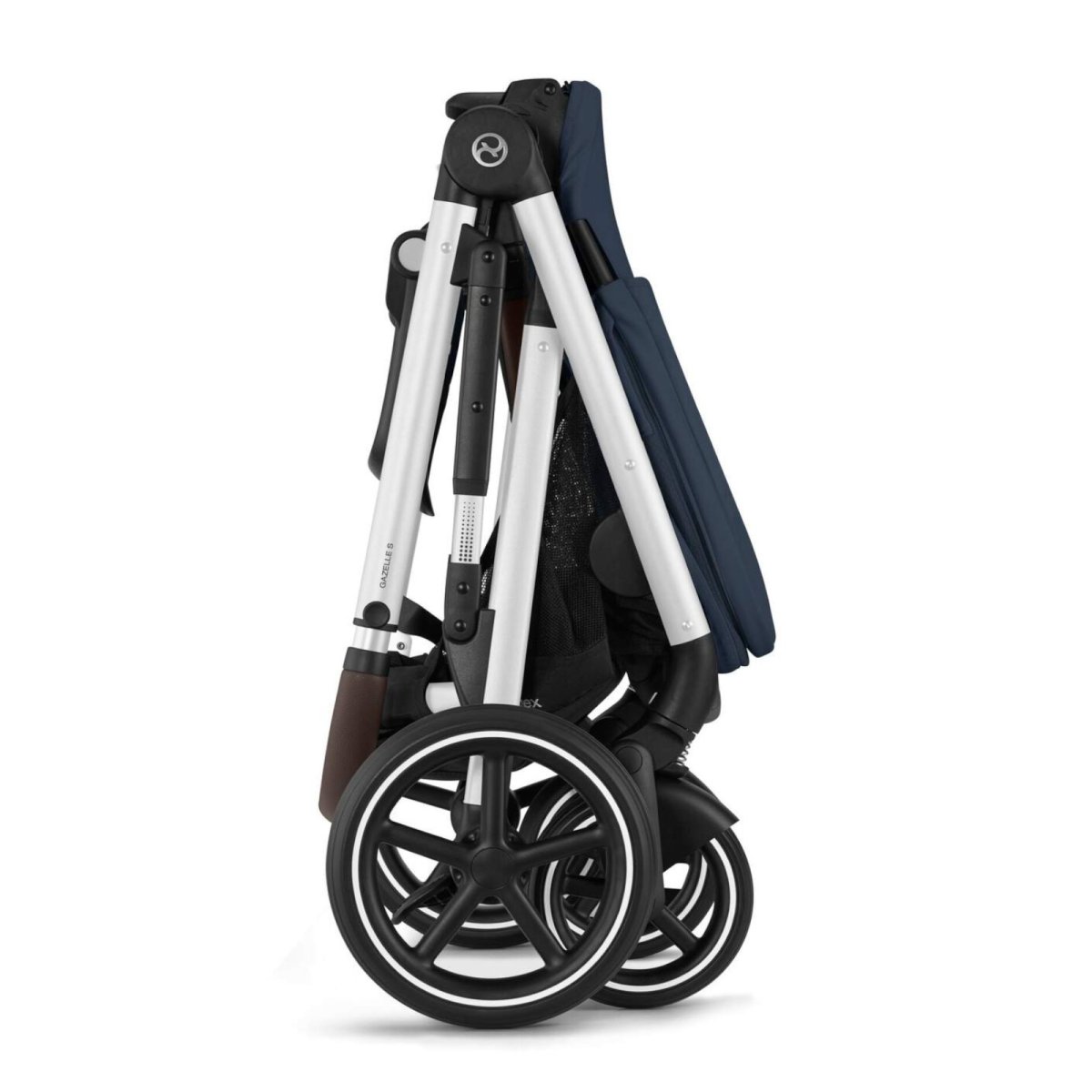 Gazelle S Stroller - Silver / Ocean Blue - OPEN BOX