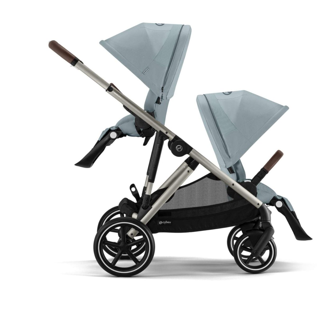 Gazelle S Stroller - Taupe / Sky Blue - OPEN BOX