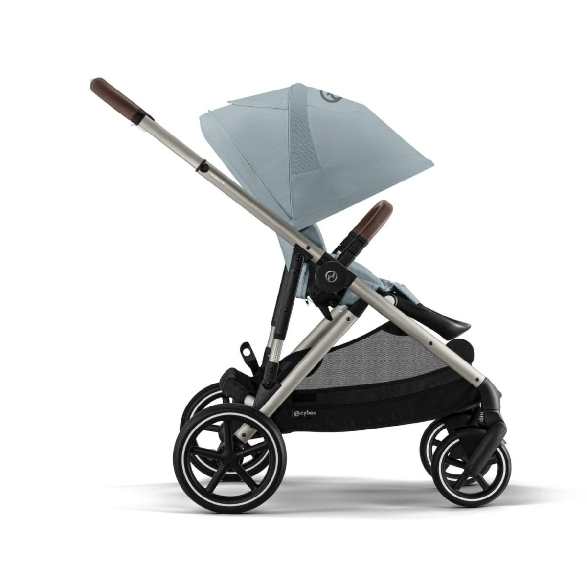 Gazelle S Stroller - Taupe / Sky Blue - OPEN BOX