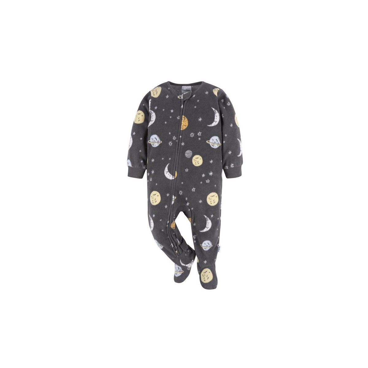 2-Pack Footed Blanket Fleece Sleepers - Space