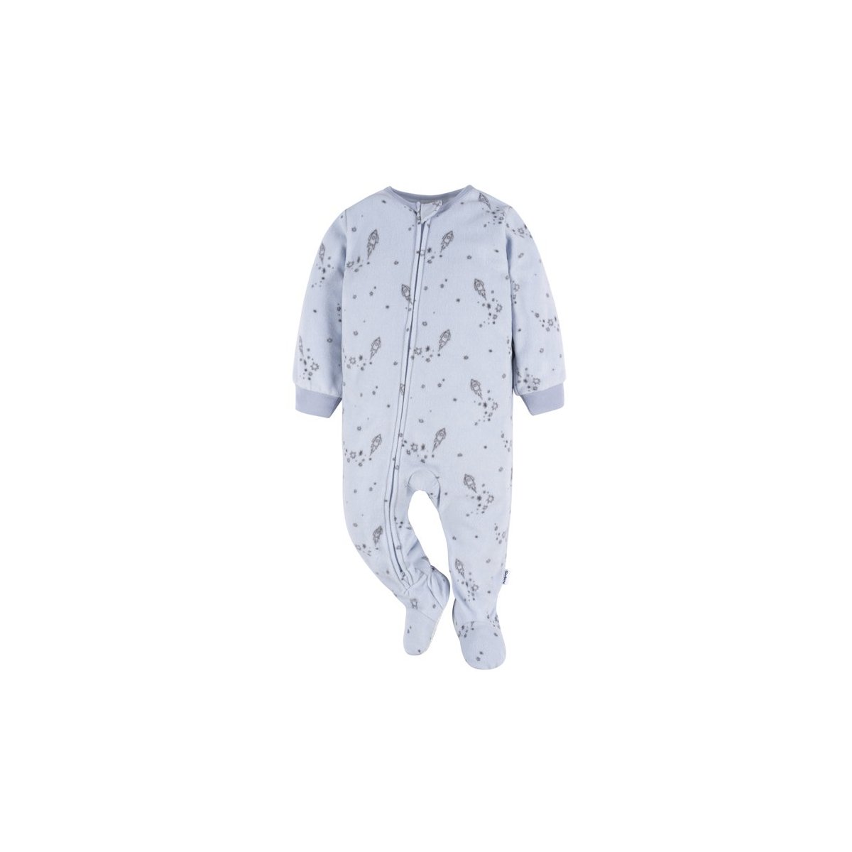 2-Pack Footed Blanket Fleece Sleepers - Space