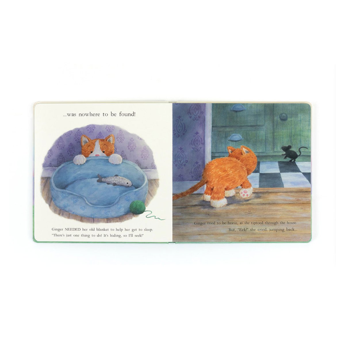 Ginger, The Courageous Kitten Book