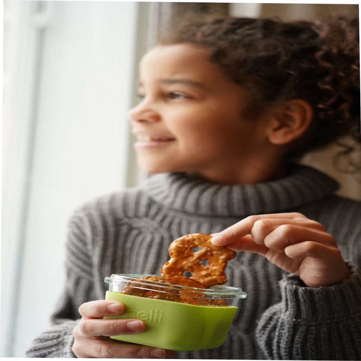 Glass Container with Silicone Sleeve - Blue 25oz