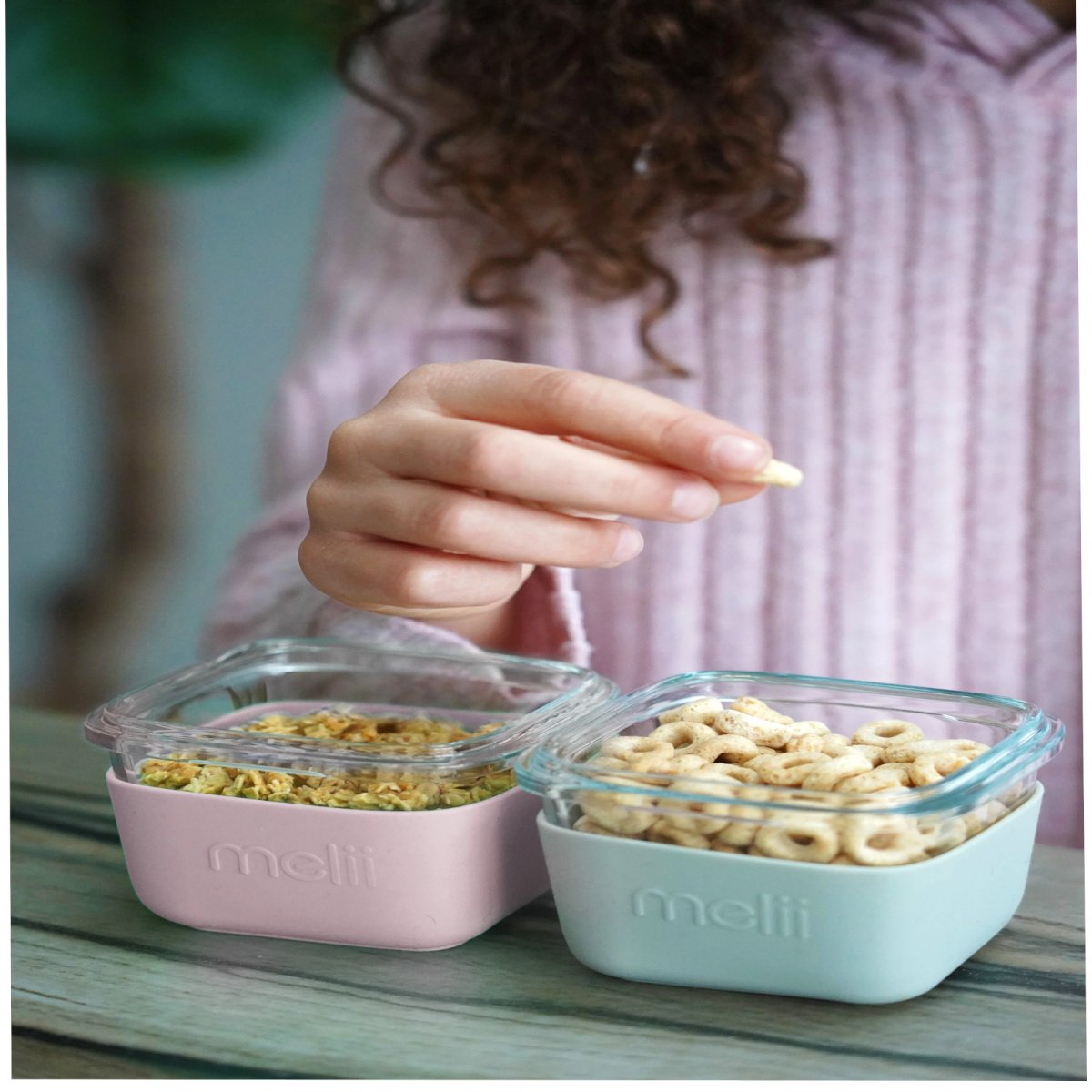 Glass Container with Silicone Sleeve - Pink 25oz