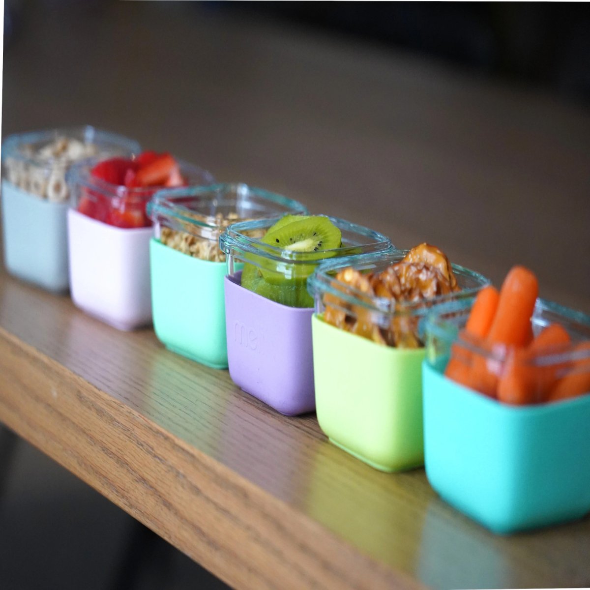 Glass Container with Silicone Sleeve - Pink 25oz