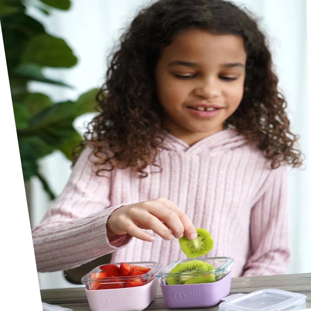 Glass Container with Silicone Sleeve - Pink 25oz