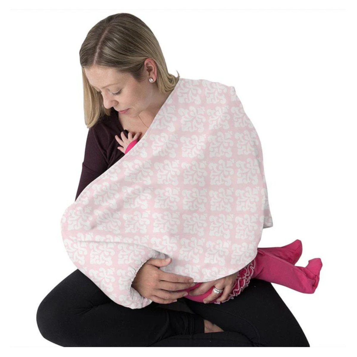 Go Pillow Pink Print with Blanket