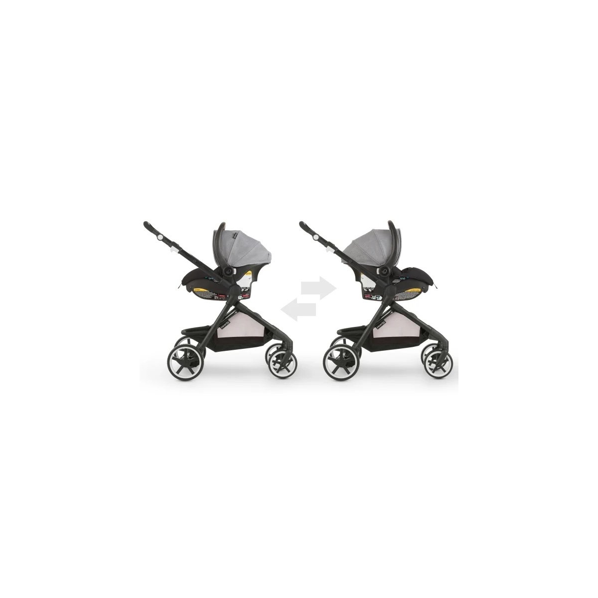Gold Pivot Xpand Smart Modular Travel System Moonstone