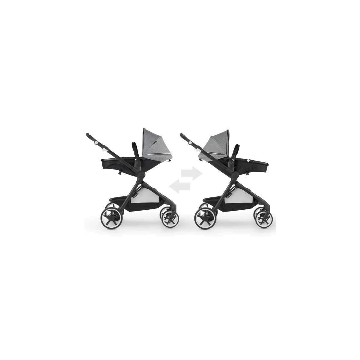 Gold Pivot Xpand Smart Modular Travel System Moonstone