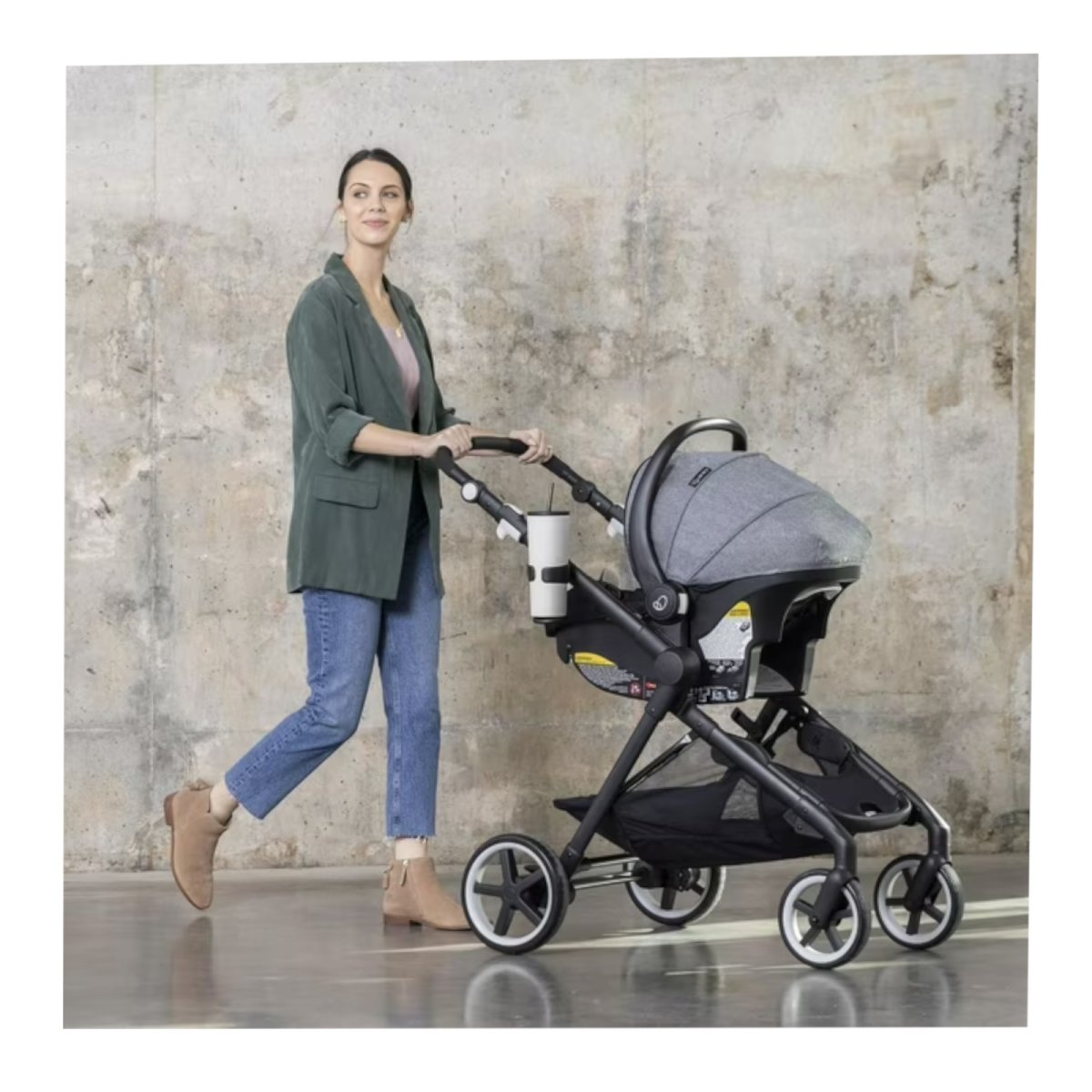 Gold SensorSafe Pivot Xpand Smart Modular Travel System Moonstone