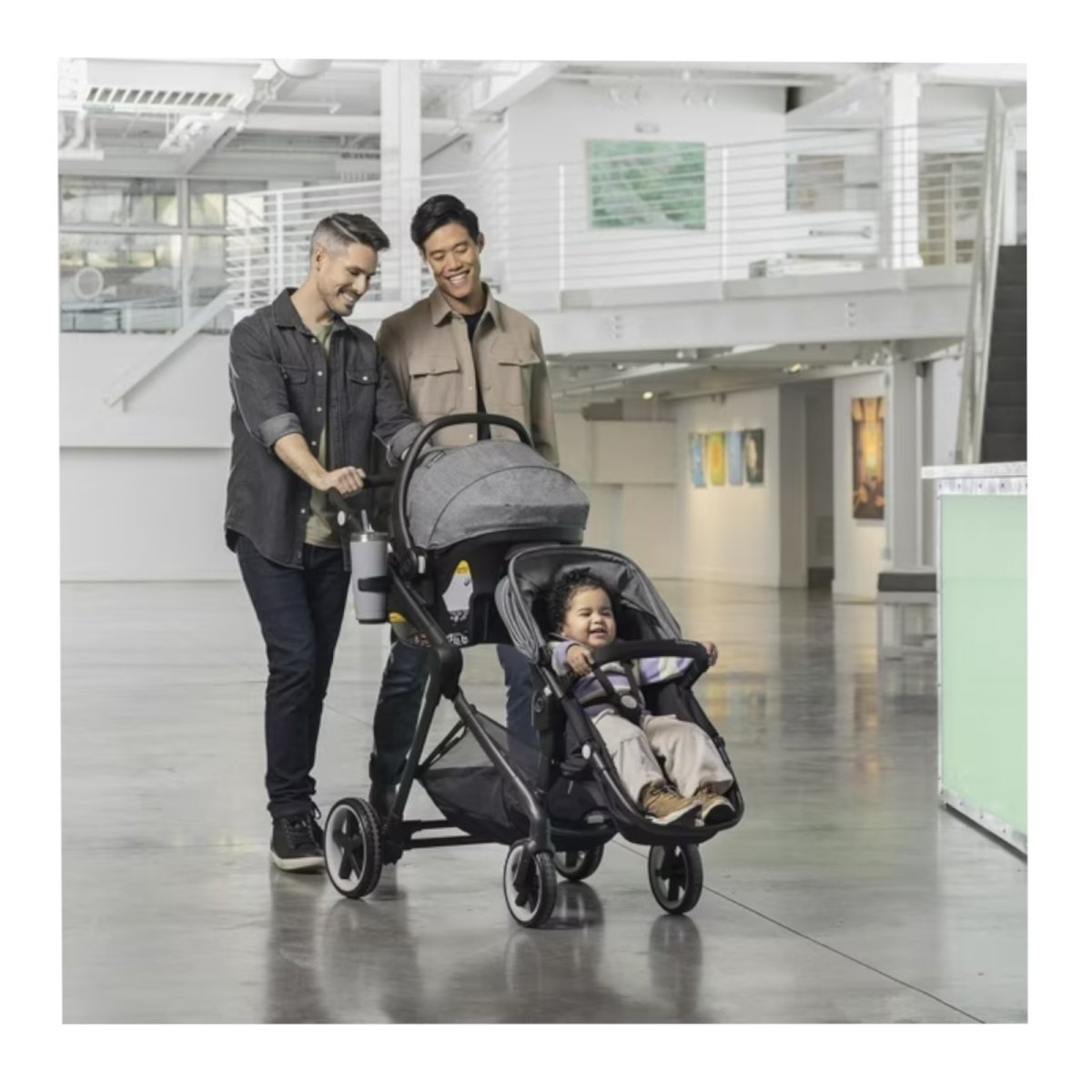 Gold SensorSafe Pivot Xpand Smart Modular Travel System Moonstone