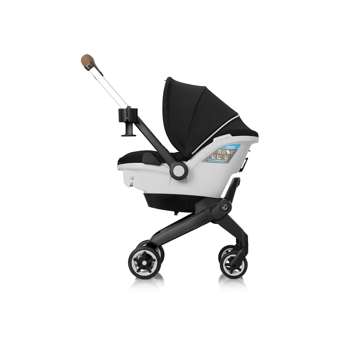 Gold Shyft DualRide Infant Car Seat & Stroller - Onyx Black Floor Model