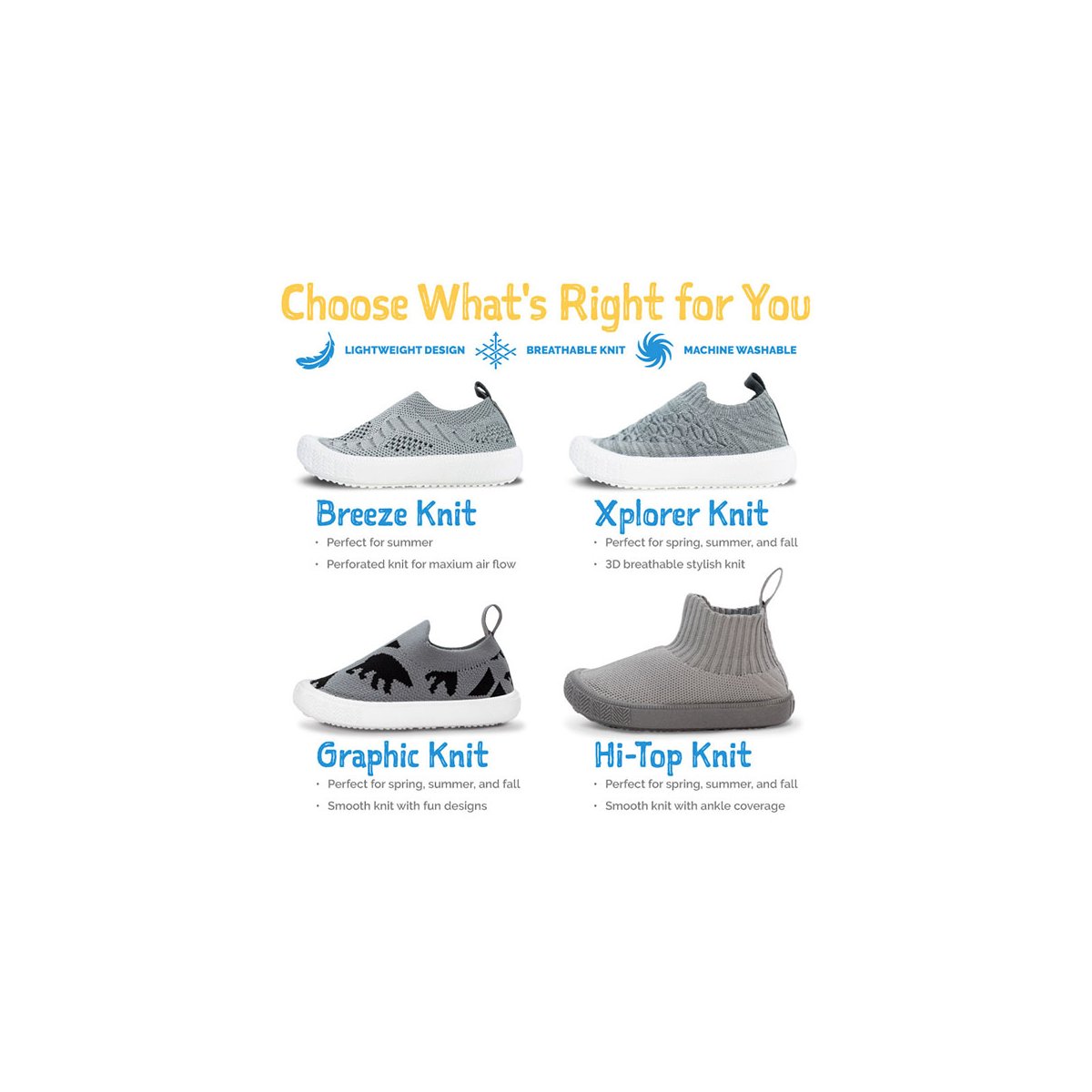 Graphic Knit Shoes - Branches