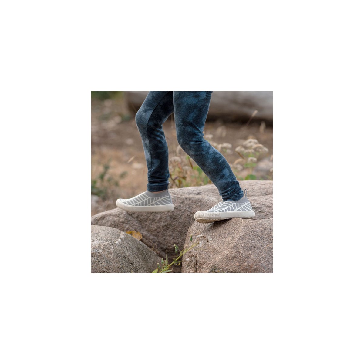 Graphic Knit Shoes - Branches