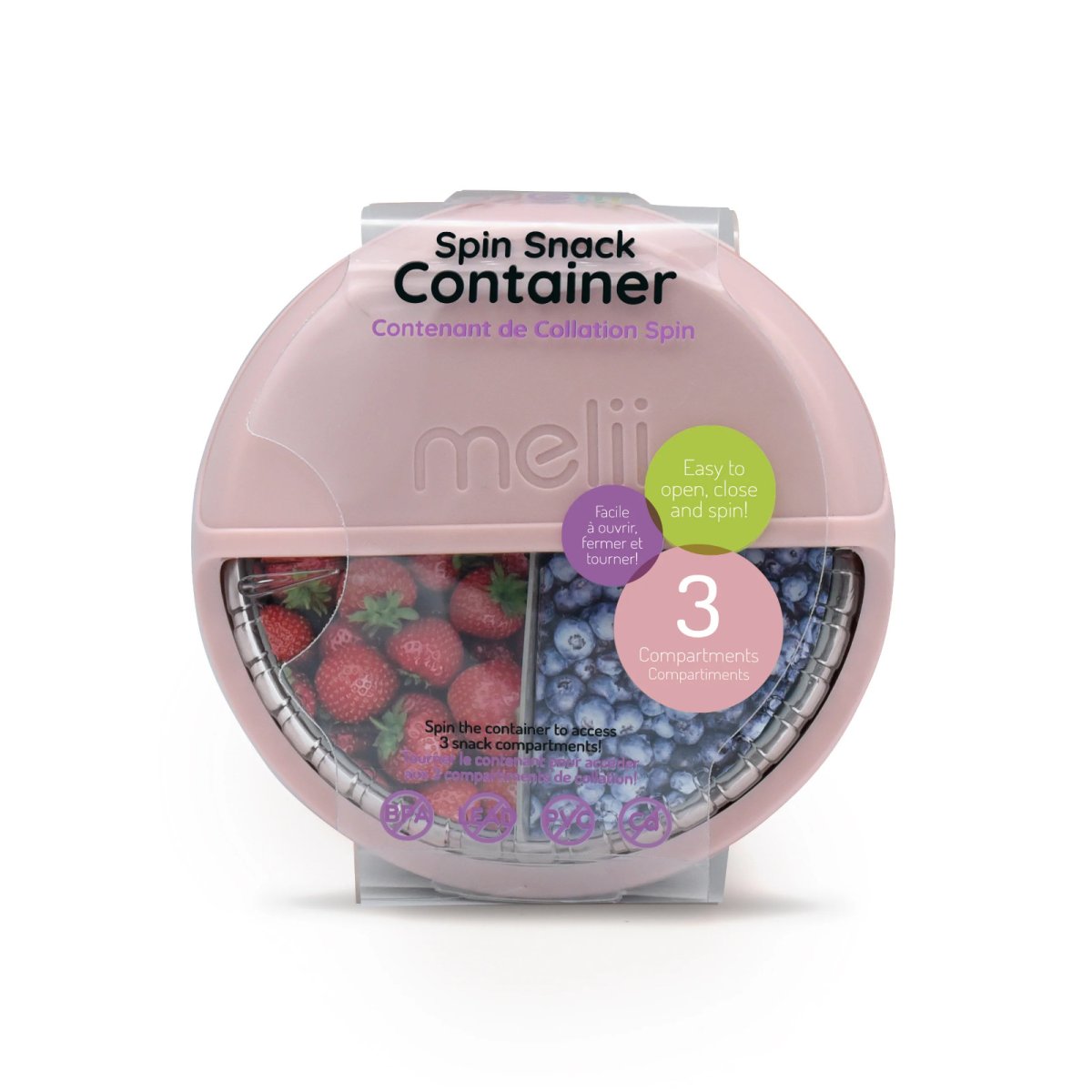 Spin Container - Pink/Grey