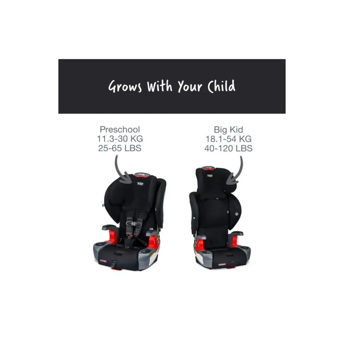 Grow With You Clicktight - Black Contour Safewash