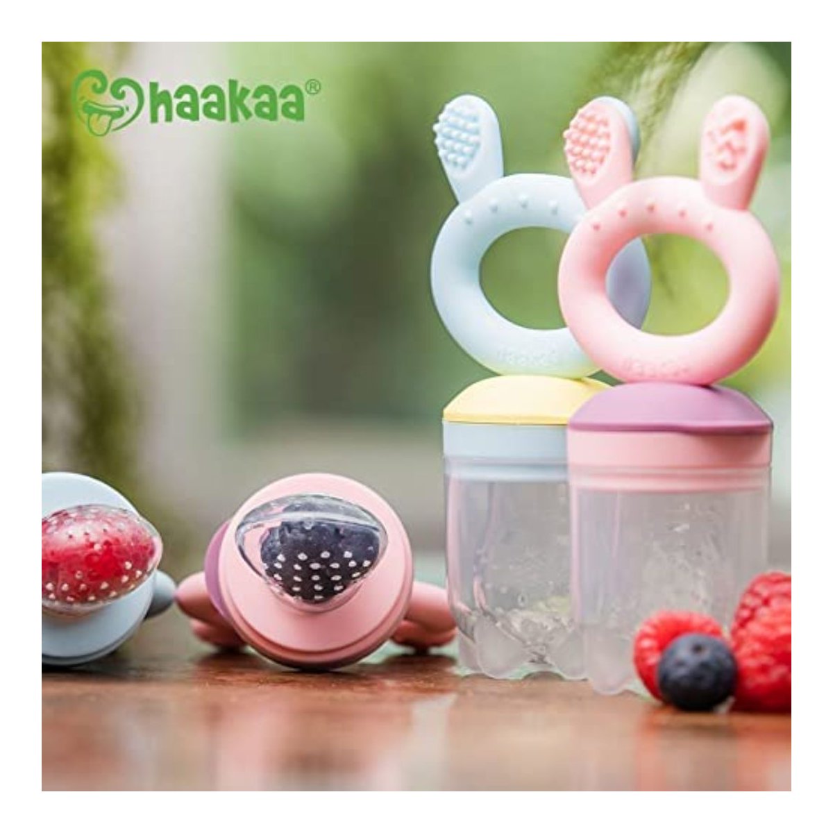 Fresh Food Teether Feeder - Pea Green